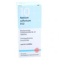 BIOCHEMIE DHU 10 Natrium sulfuricum D 12 Tabletten 80 St