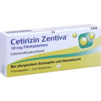 CETIRIZIN Zentiva 10 mg Filmtabletten 7 St kaufen und sparen