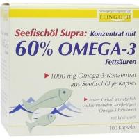 SEEFISCHÖL Supra m.60% Omega-3-Fetts.Weichkaps. 100 St