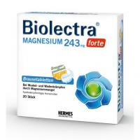 BIOLECTRA Magnesium 243 forte Orange Brausetabl. 20 St