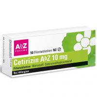 CETIRIZIN AbZ 10 mg Filmtabletten 50 St kaufen und sparen