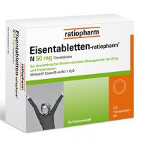 EISENTABLETTEN-ratiopharm N 50 mg Filmtabletten 100 St