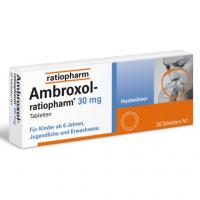 AMBROXOL-ratiopharm 30 mg Hustenlöser Tabletten 20 St