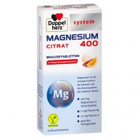 DOPPELHERZ Magnesium 400 Citrat system Brausetabl. 24 St