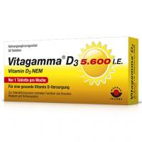 VITAGAMMA D3 5.600 I.E .Vitamin D3 NEM Tabletten 20 St