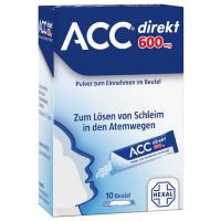 ACC direkt 600 mg Pulver zum Einnehmen im Beutel 10 St