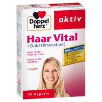 DOPPELHERZ Haar Vital+Zink+Hirseextrakt Kapseln 30 St