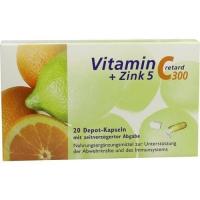 VITAMIN C 300+Zink 5 retard Kapseln 20 St kaufen und sparen