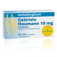 CETIRIZIN Heumann 10 mg Filmtabletten 20 St kaufen und sparen