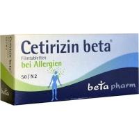 CETIRIZIN beta Filmtabletten 50 St über kaufen und sparen