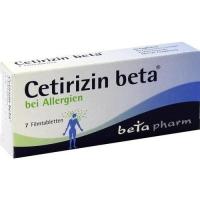 CETIRIZIN beta Filmtabletten 7 St über kaufen und sparen