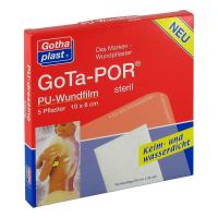 GOTA-POR PU Wundfilm 10x6 cm steril Pflaster 5 Stück