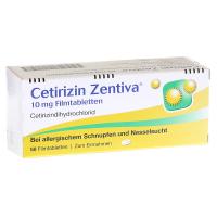 Cetirizin Zentiva 10mg Filmtabletten 50 Stück kaufen und sparen