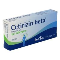 Cetirizin beta Filmtabletten 20 Stück kaufen und sparen