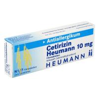 Cetirizin Heumann 10mg Filmtabletten 7 Stück kaufen und sparen