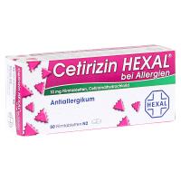 Cetirizin HEXAL bei Allergien Filmtabletten 50 Stück