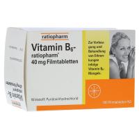 VITAMIN B6-ratiopharm 40 mg Filmtabletten 100 Stück