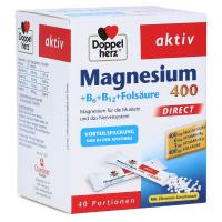 DOPPELHERZ Magnesium+B Vitamine DIRECT Pellets 40 Stück