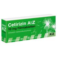 Cetirizin AbZ 10mg Filmtabletten 20 Stück kaufen und sparen