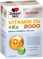 Doppelherz Vitamin D3 2000 I.E. + K2 system 120 Tabletten