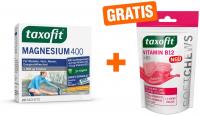 Taxofit Magnesium 400 Direkt 20 Stück + gratis Vitamin B Soft Chews 24 Kaudragees