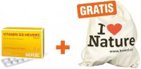 Vitamin D3 Hevert 200 Tabletten + gratis Stofftasche