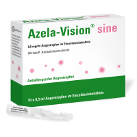 Azela-Vision Sine 0,5 mg Pro ml 10 x 0,3 ml Augentropfen im Einzeldosisbehältnis