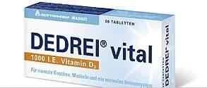 Dedrei Vital Tabletten 100 Stück