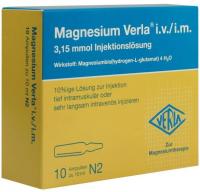 Magnesium Verla I.V. I.M. Injektionslösung 10 x 10 ml