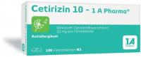 Cetirizin 10 1A Pharma 100 Filmtabletten