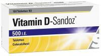 Vitamin D-Sandoz 500 I.E. 100 Tabletten kaufen und sparen