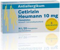 Cetirizin Heumann 10 mg 20 Filmtabletten kaufen und sparen